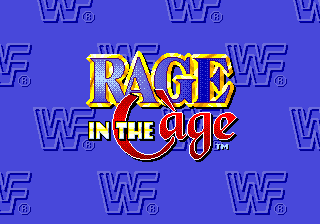 Заставка игры WWF Rage in the Cage